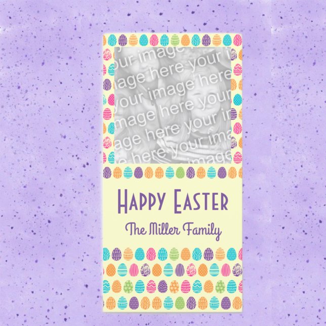 Colourful Easter Eggs Holiday Card (Creator Uploaded)