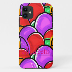 Colourful Easter Eggs Painting Art Motif iPhone 11 Case
