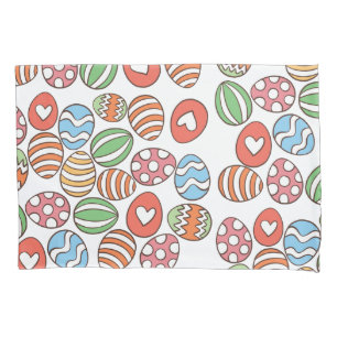 Colourful Easter Eggs Pillow Case – Spring Holiday