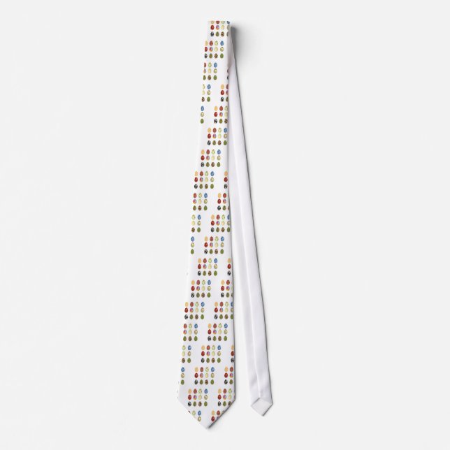 colourful easter eggs tie (Front)