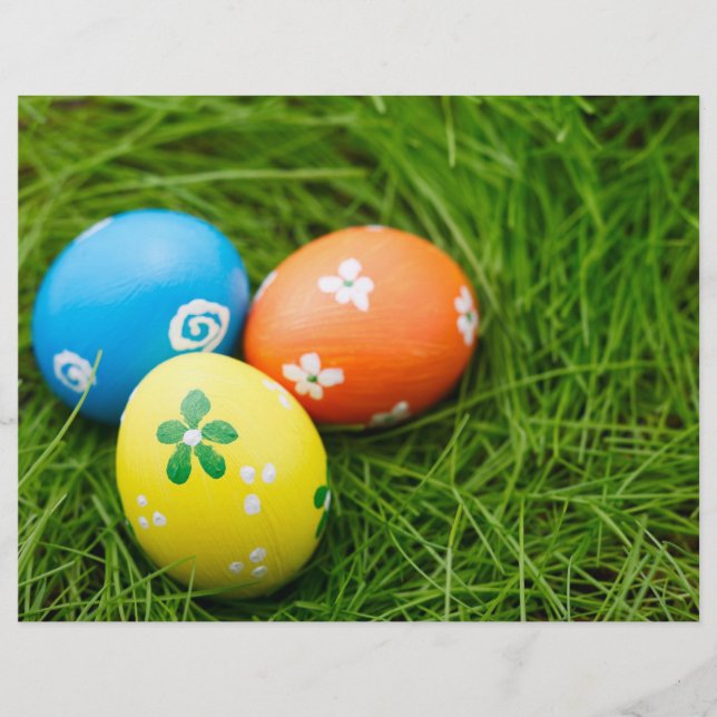 Colourful Easter's eggs Flyer (Front)