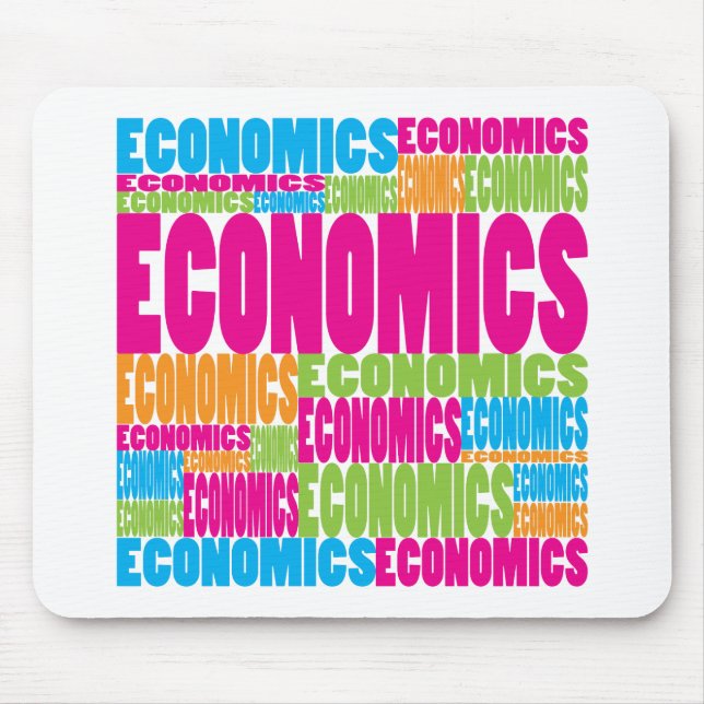 Colourful Economics Mouse Mat (Front)