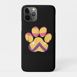 Colourful Egg Easter Paw Funny Dog Cat Lovers East iPhone 11 Pro Case