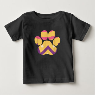 Colourful Egg Easter Paw Funny Dog Cat Lovers Gift Baby T-Shirt