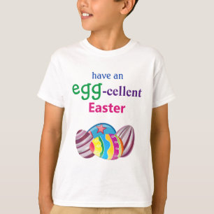 Colourful EGGcellent Easter Egg  T-Shirt