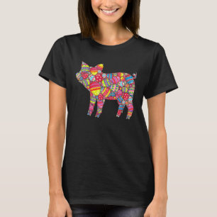 Colourful Eggs Pig Easter Day Kids T-Shirt