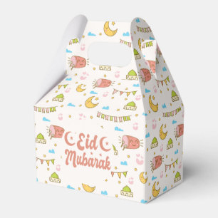 Colourful Eid Mubarak Eid Goodie Favour Box