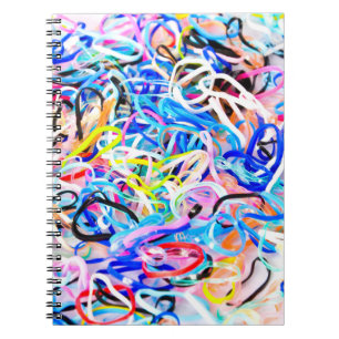 Colourful Elastic Rubber Bandsabstract,background, Notebook