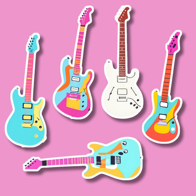 Colourful Electric Guitar Set Waterproof  (Creator Uploaded)