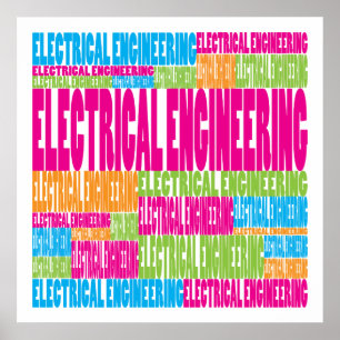 Colourful Electrical Engineering Poster