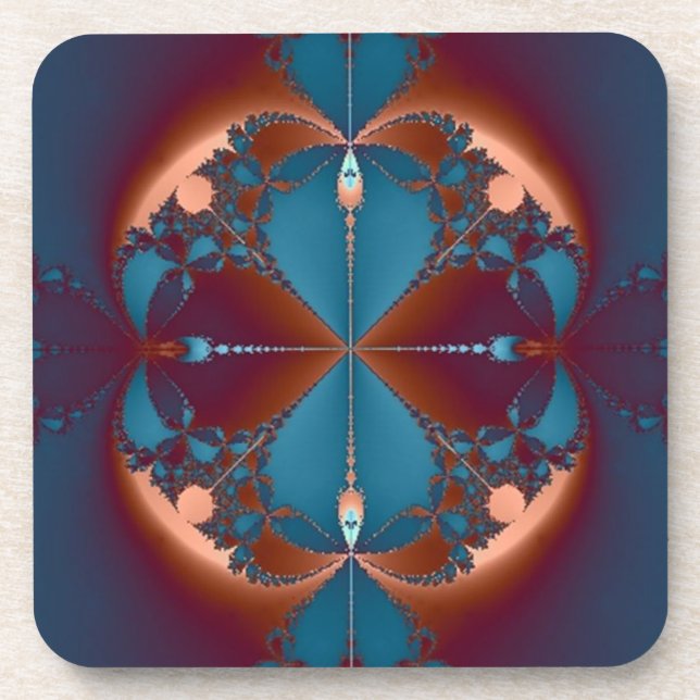 Colourful Elegance Coaster (Front)