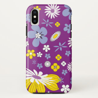 Colourful Elegant Floral iPhone X Case