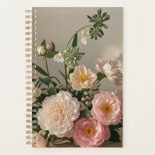 Colourful Elegant vintage-inspired flowers  Planner