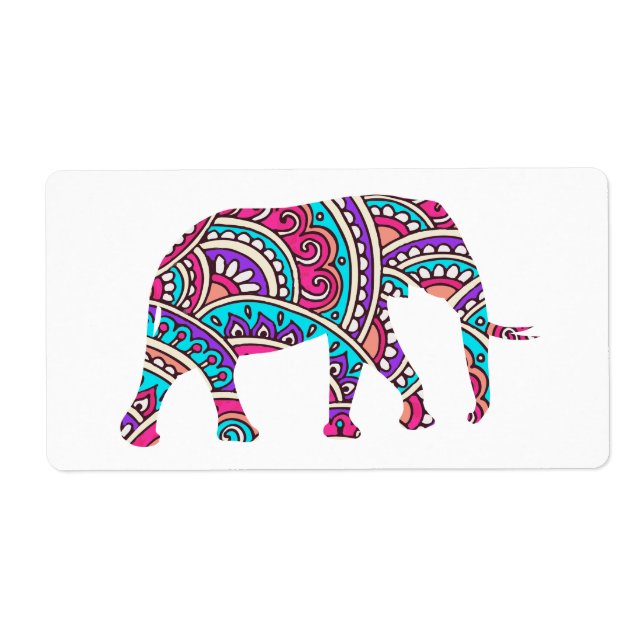 Colourful elephant (Front)