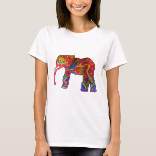 Colourful Elephant Apparel T-Shirt