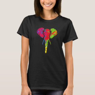 Colourful Elephant Autism Awareness Wilderness Afr T-Shirt