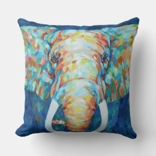 Colourful Elephant Cushion