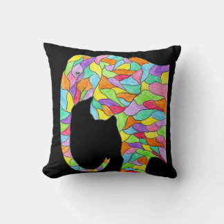 Colourful Elephant Cushion