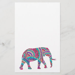 Colourful elephant flyer