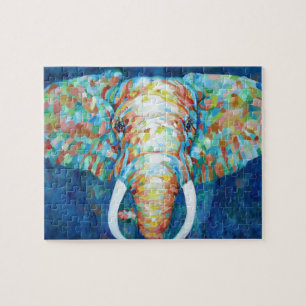 Colourful Elephant Jigsaw Puzzle