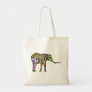 Colourful Elephant Tote Bag
