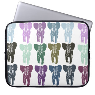 Colourful Elephants Laptop Sleeve