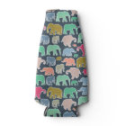 Colourful Elephants, Pattern Of Elephants, Zigzag
