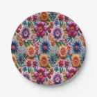 Colourful Embroidered Flowers Designs