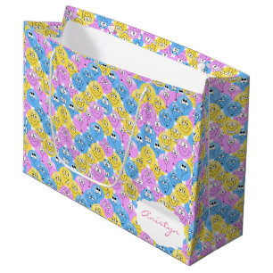 Colourful Emoji Cute Designs Large Gift Bag