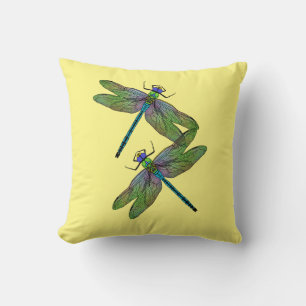Colourful Emperor Dragonfly Cushion