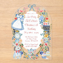 Colourful Enchanted Alice in Wonderland Birthday 