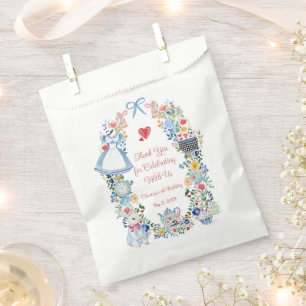 Colourful Enchanted Alice in Wonderland Birthday  Favour Bags