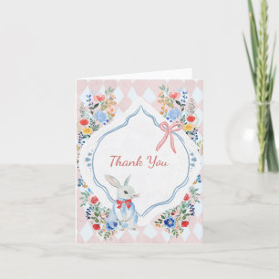 Colourful Enchanted Alice in Wonderland Birthday  Thank You Card