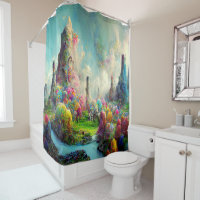 Colourful Enchanted Fantasy Nature Landscape