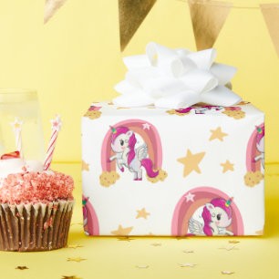 Colourful Enchanting Unicorn Wrapping Paper