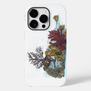 Colourful Endangered Hand Painted Coral Reef Case-Mate iPhone 14 Pro Case