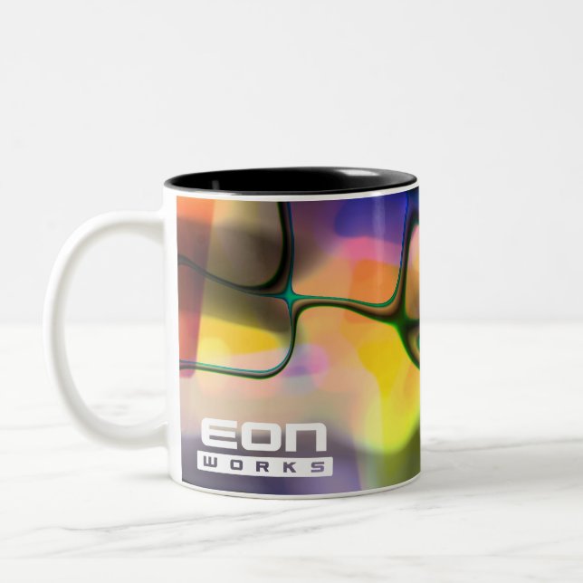 Colourful Eon Works mug (Left)