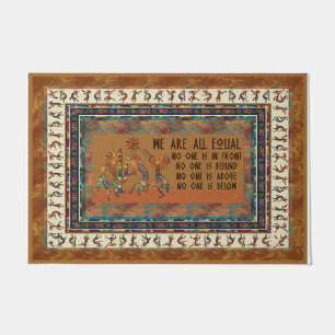 Colourful Equality Doormat, Kindness Doormat