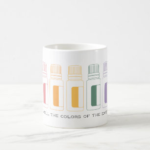 Colourful Essential Oil Bottles Coffee Mug