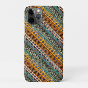 Colourful ethnic aztec patterns design iPhone 11 pro case