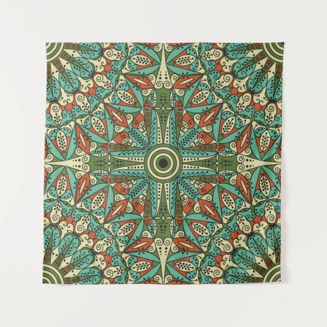 Colourful ethnic patterned background. Arabesque v Tapestry (Front)