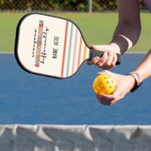 Colourful Everyone Communicates Differently  Pickleball Paddle