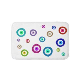 Colourful Evil Eye Bath Mat