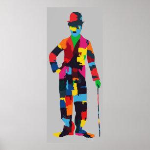 Colourful Evolution of Vintage Comedy Poster