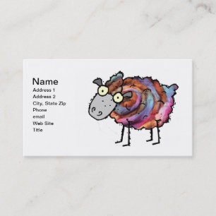 Colourful Ewe Business Card