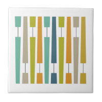 Colourful Exclamation Points Geometric Mid Century