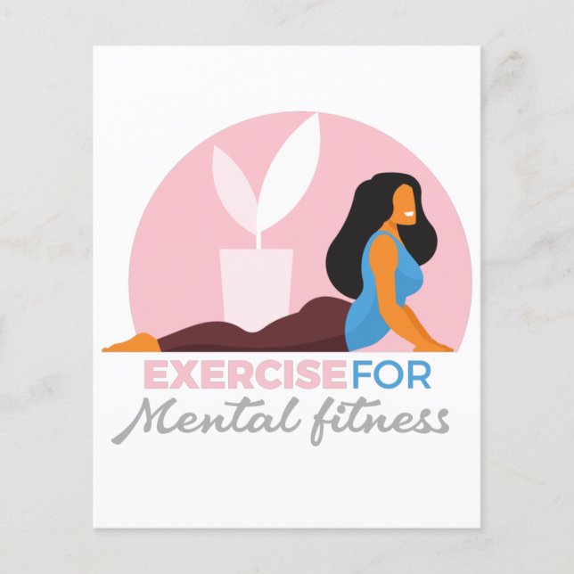 Colourful Exercise for Mental Fitness Flyer (Front)