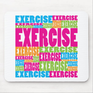 Colourful Exercise Mouse Mat