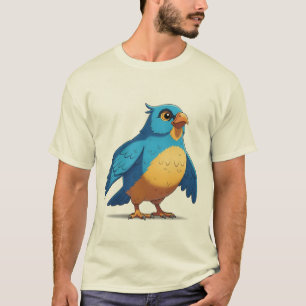 Colourful Exotic Bird Illustration Isolated T-Shirt