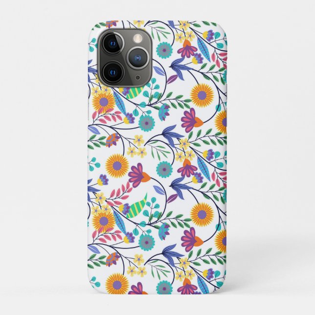 Colourful Exotic Floral Background Pattern-23145 Case-Mate iPhone Case (Back)